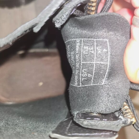 Dr. Martens Black Combat Boots - Picture 4 of 4